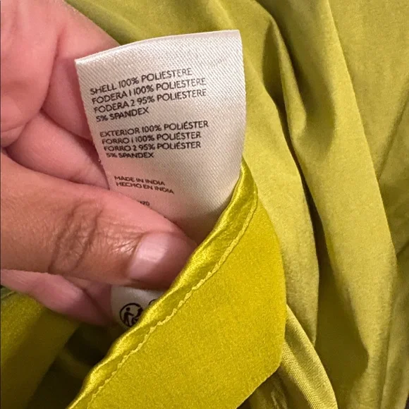 BHLDN Sage balloon puff sleeve fit & flare mini dress wedding cocktail party 8 - Picture 3 of 8